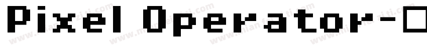 Pixel Operator字体转换